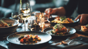 A private chef dinner