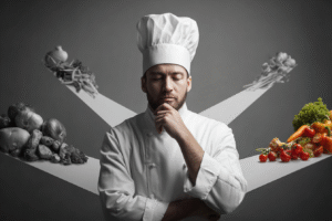 A chef at a niche crossroads.